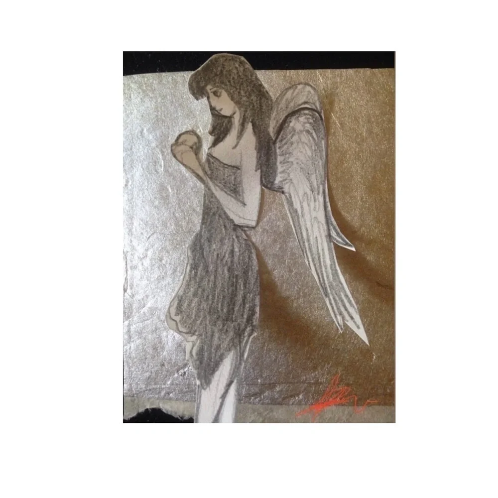 Handmade drawing on paper but as digital art as a print for sale which I made